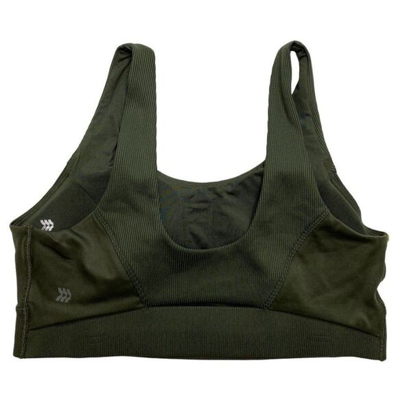 All In Motion Sports‎ Bra Womens LARGE Dark Green Very Soft Removable-Cup NEW - Picture 4 of 12